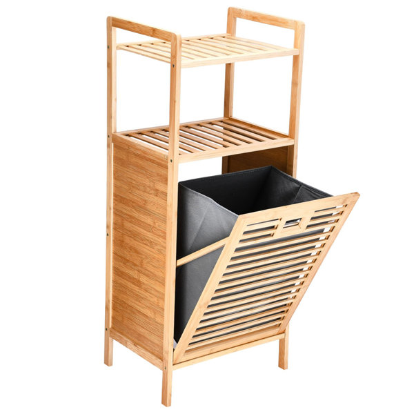 Qolfer Panier Linge En Bambou Wayfair Canada